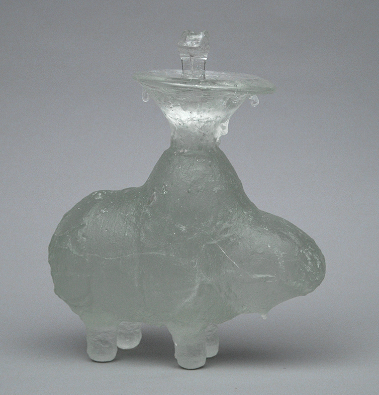 Glass Animal with Headdress