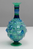 blue and green bumpy bottle