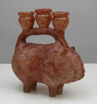brown animal with 3 cups