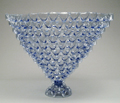 blue pyramid vessel
