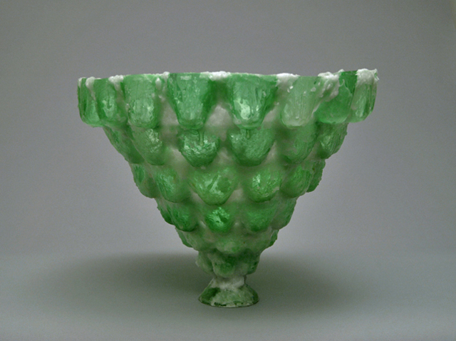green pyramid vessel